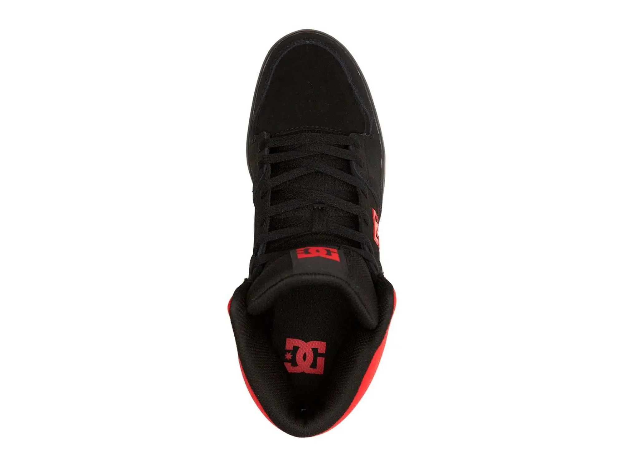 Zapatilla DC Cure Hi Top Hombre Negro Rojo - Image 4