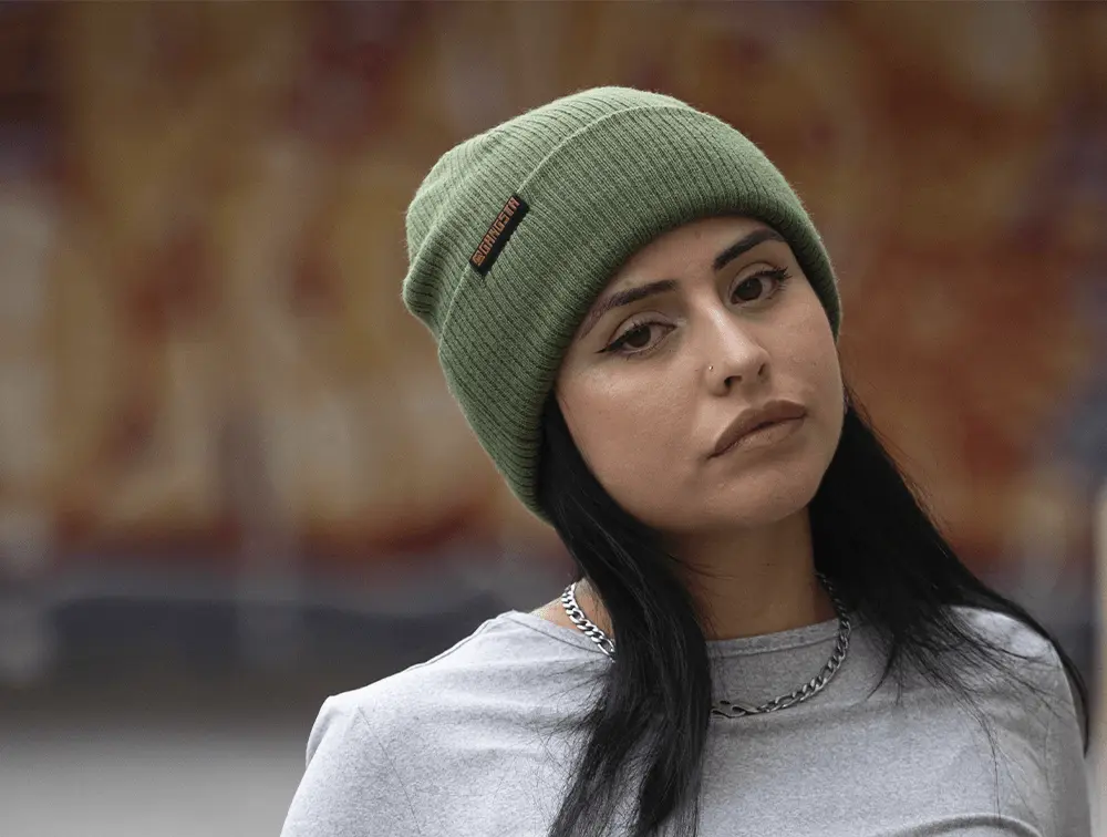 Beanie Gangsta Docker Unisex Verde - Image 2