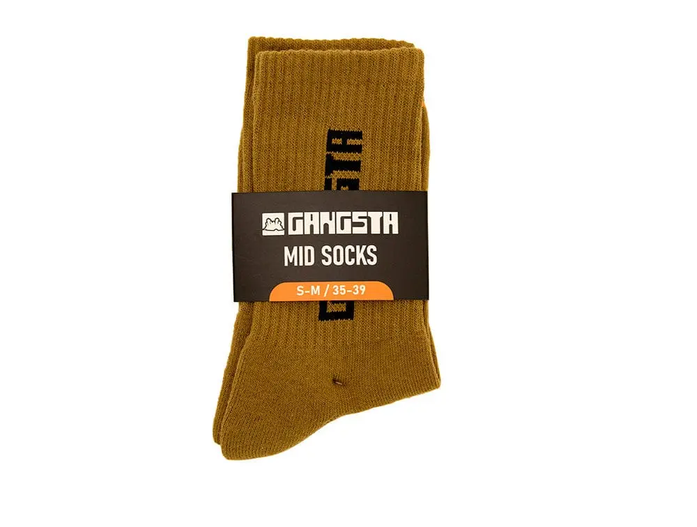 Calcetin Corto Gangsta Mid Brand Unisex Verde - Image 2