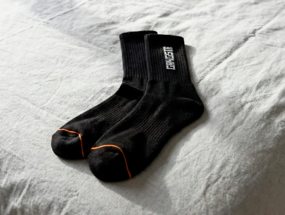 Calcetin Gangsta Mid Brand Unisex Negro - Image 4