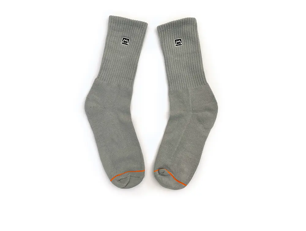 Calcetin Gangsta Mid Icon Unisex Gris - Image 4