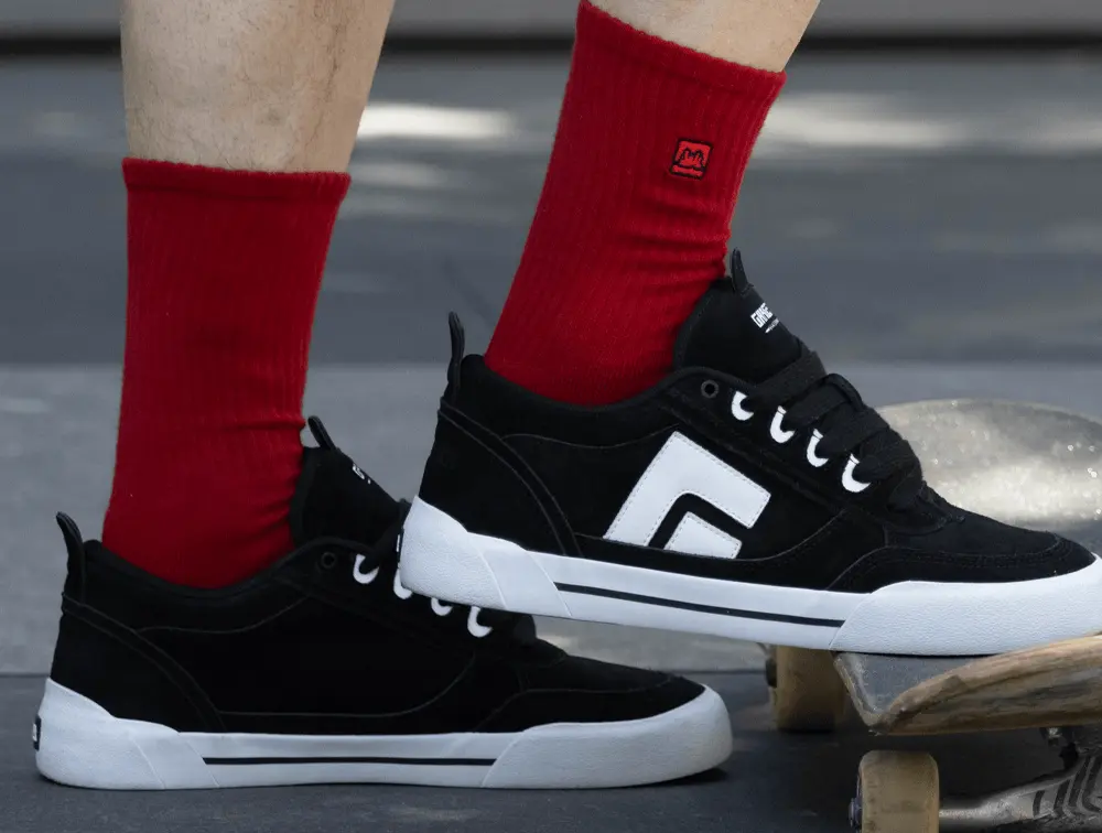 Calcetin Gangsta Mid Icon Unisex Rojo - Image 3