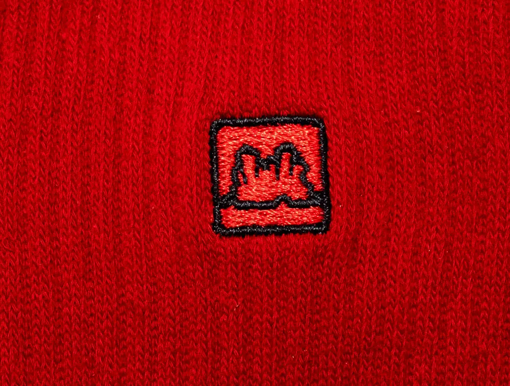 Calcetin Gangsta Mid Icon Unisex Rojo - Image 5