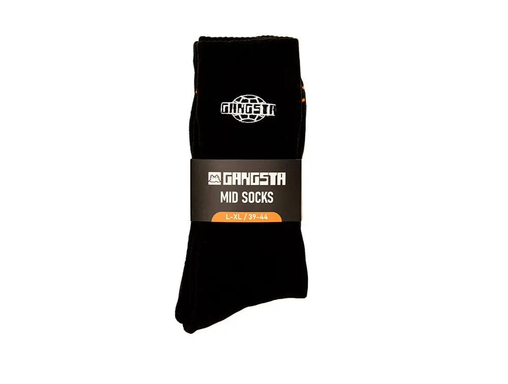 Calcetin Largo Gangsta mid Outline 2 pack Unisex Negro - Image 2