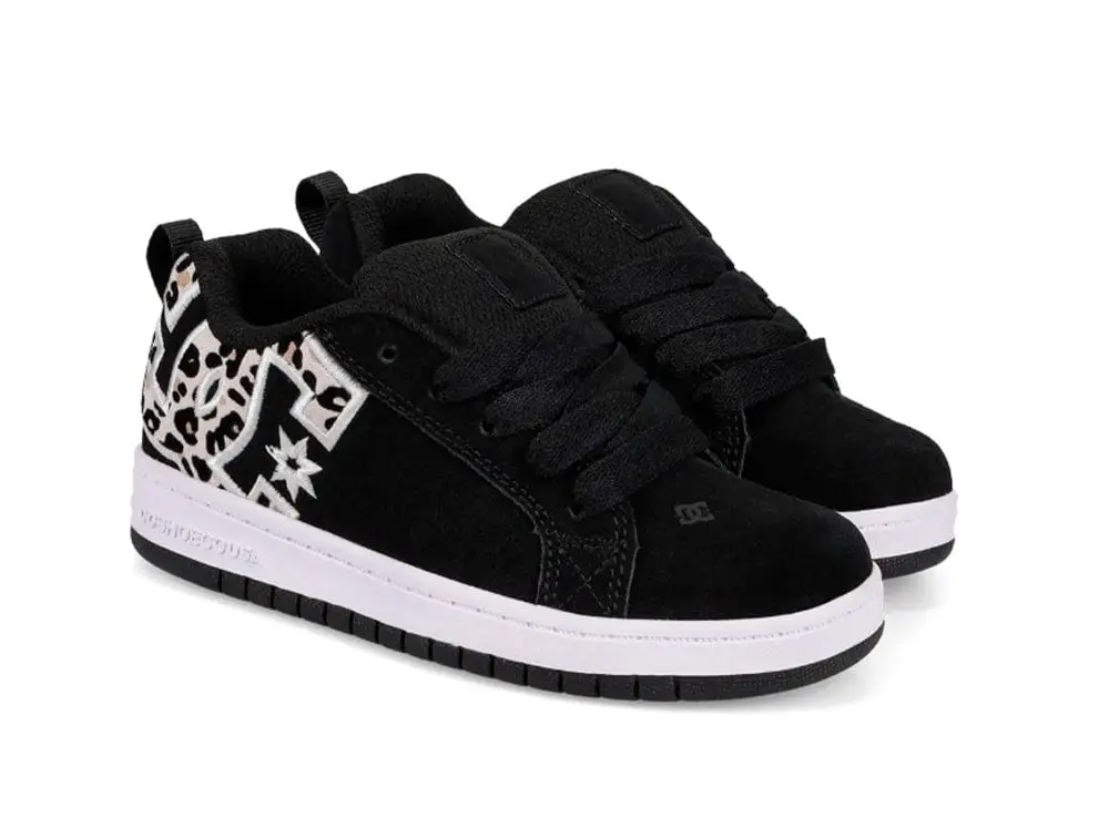 Zapatilla Dc Court Graffik Sue Mujer Negro - Image 2