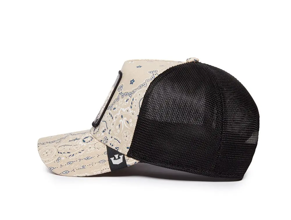 Jockey Trucker Goorin All Eyes On Me Unisex Beige - Image 4