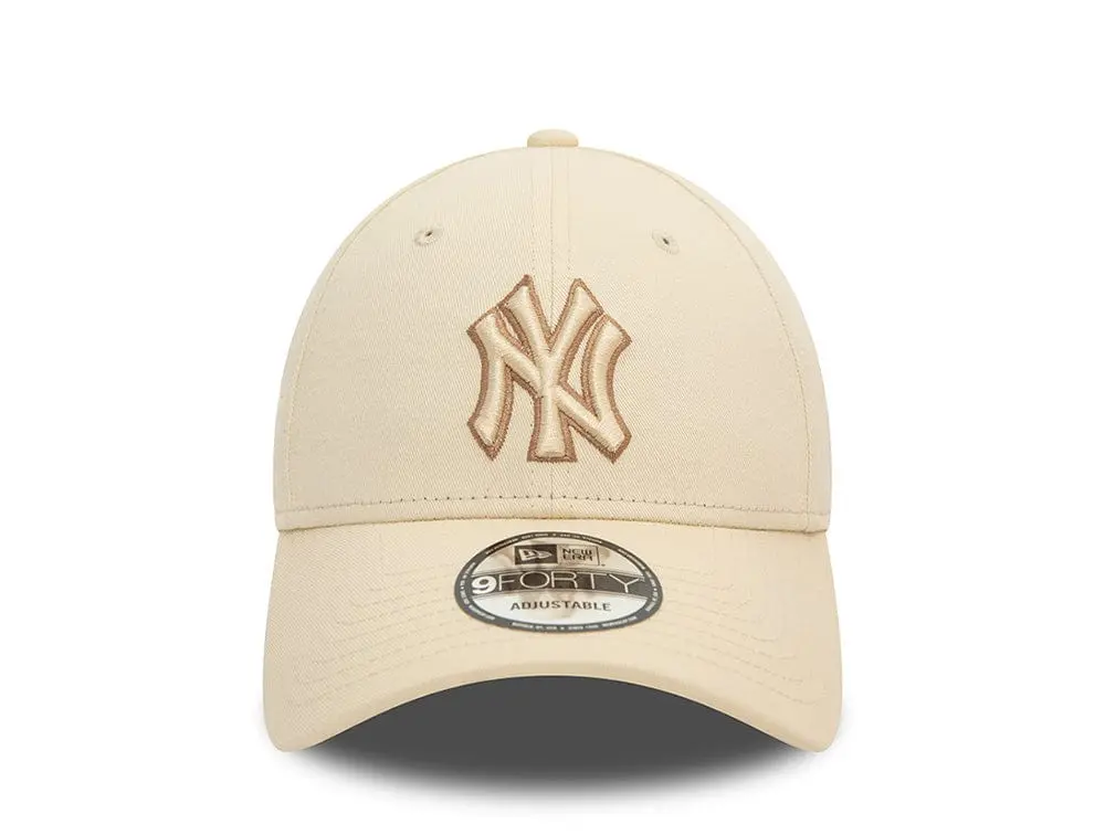Jockey New Era Mlb 940 New York Yankees Beige - Image 2