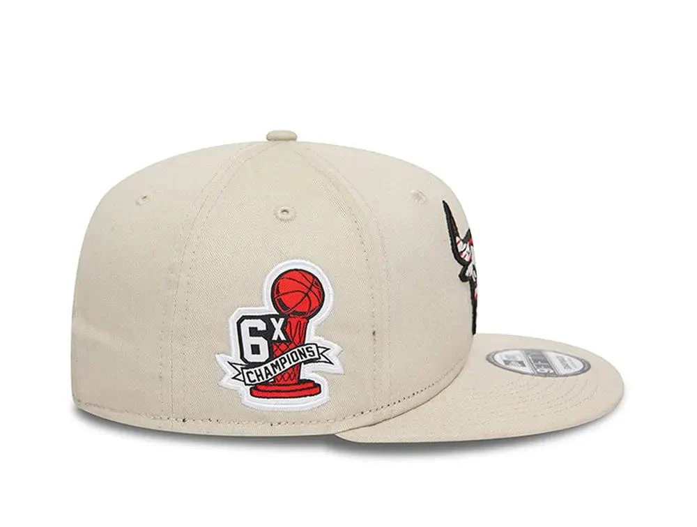 Jockey Mlb 950 New Era Chicago Bulls Unisex Beige - Image 4