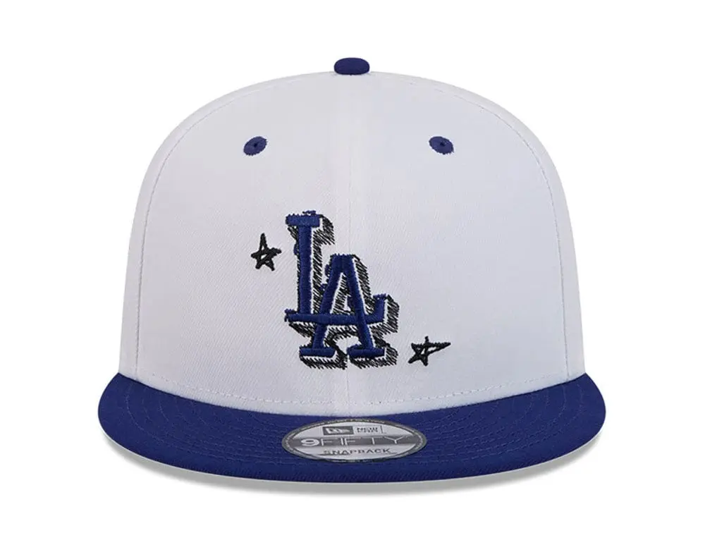 Jockey New Era 950 Los Angeles Dodgers MLB Official Doodles Unisex Blanco - Image 2