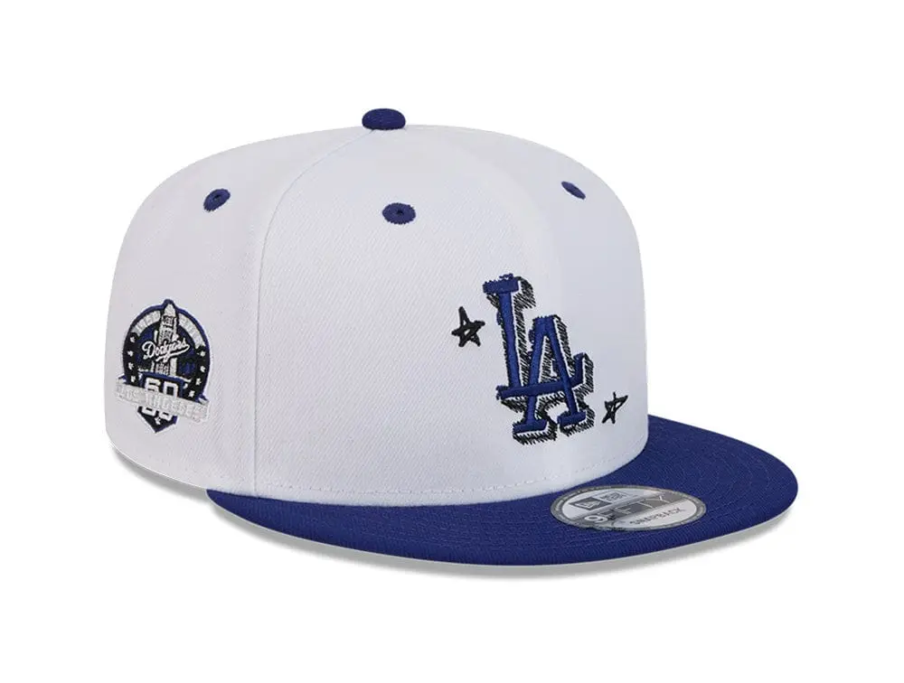 Jockey New Era 950 Los Angeles Dodgers MLB Official Doodles Unisex Blanco - Image 7