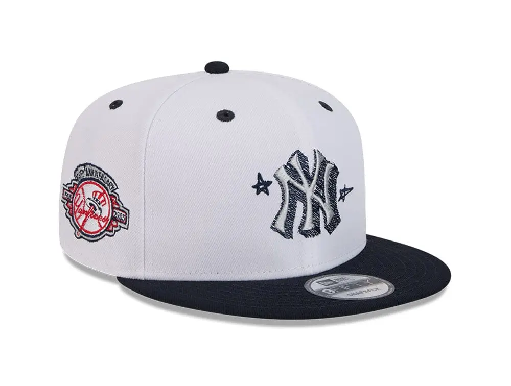 Jockey New Era 950 New York Yankees MLB Official Doodles Unisex Blanco - Image 7