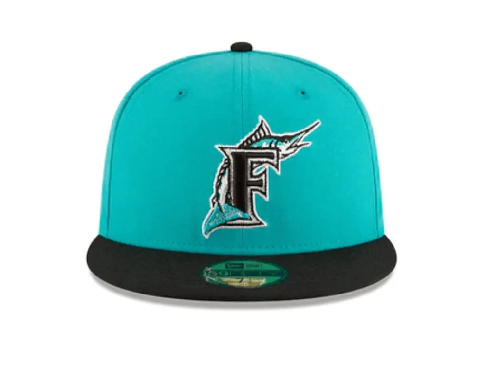 Jockey New Era Mlb 5950 Wool Ws Florida Marlins 1997 Unisex Celeste - Image 2