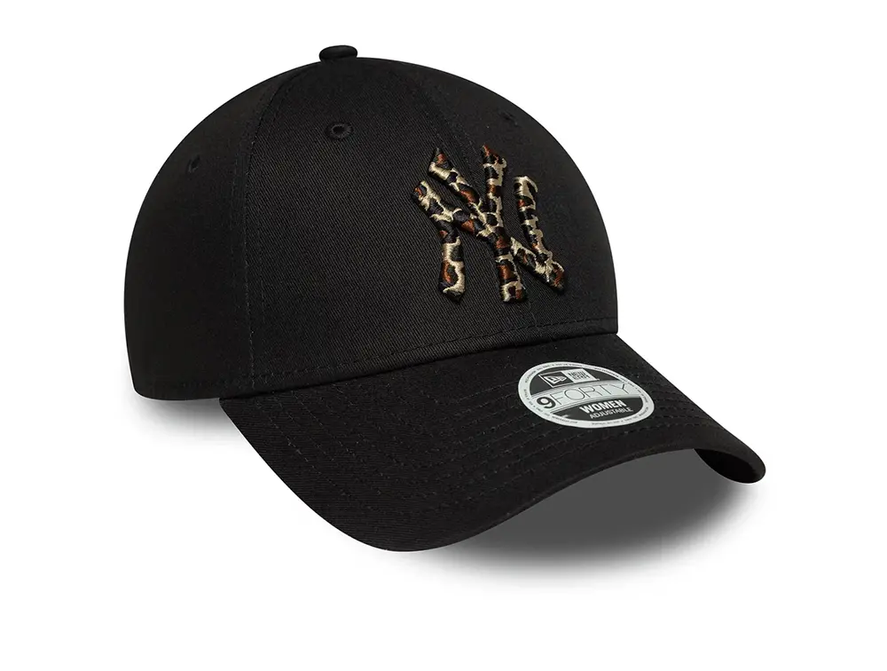 Jockey New Era Mlb 940 New York Yankees Leopard Infill Mujer Negro - Image 3
