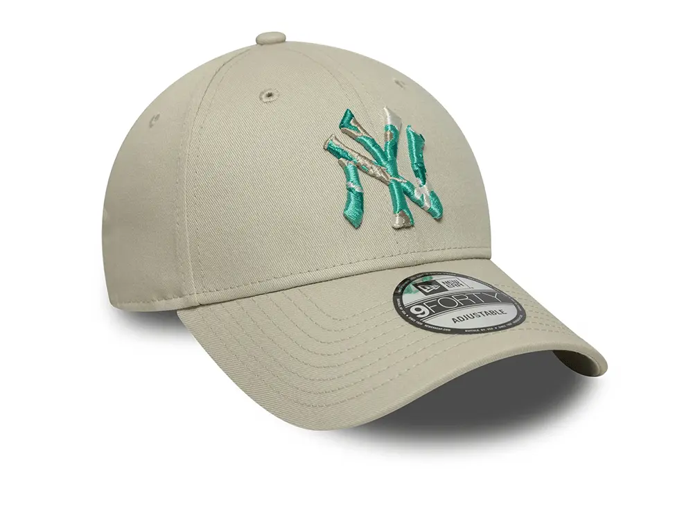 Jockey New Era Mlb 940 New York Yankees Unisex Beige - Image 4