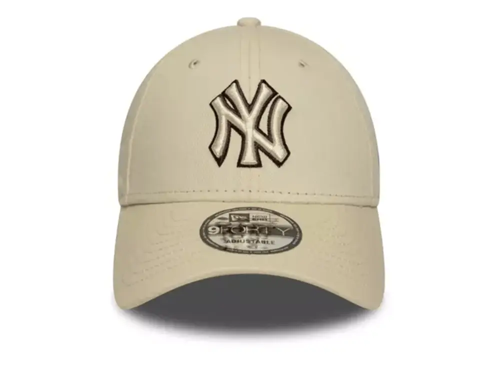 Jockey New Era Mlb 940 New York Yankees Unisex Beige - Image 2