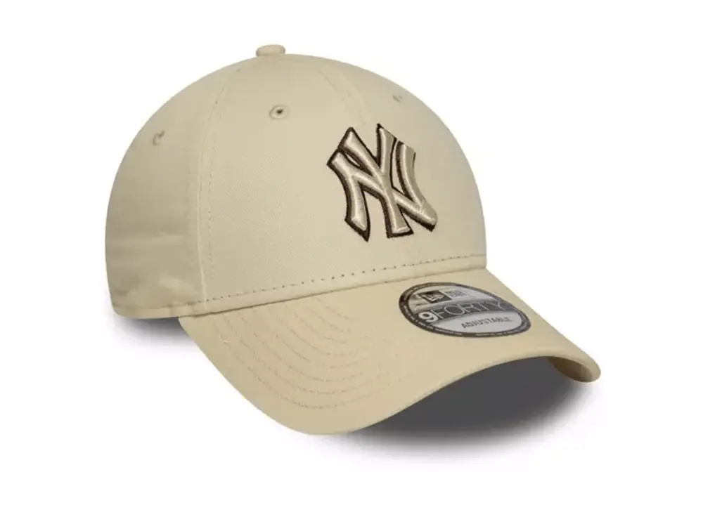 Jockey New Era Mlb 940 New York Yankees Unisex Beige - Image 4
