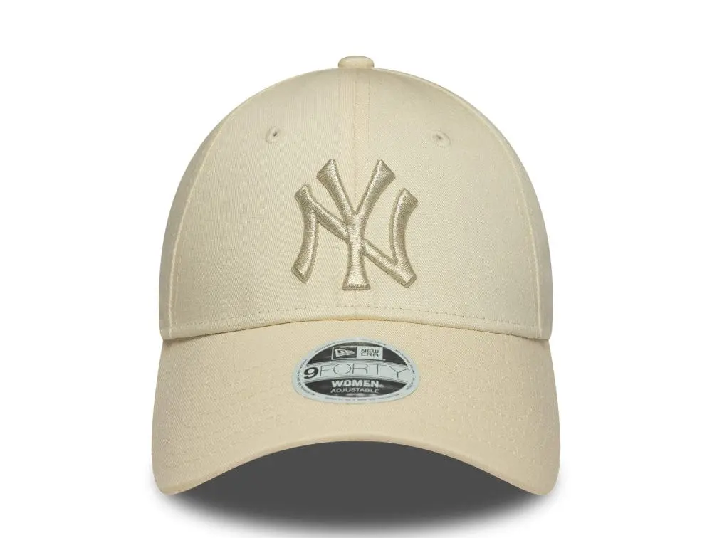 Jockey New Era Mlb 940 New York Yankees Unisex Beige - Image 2