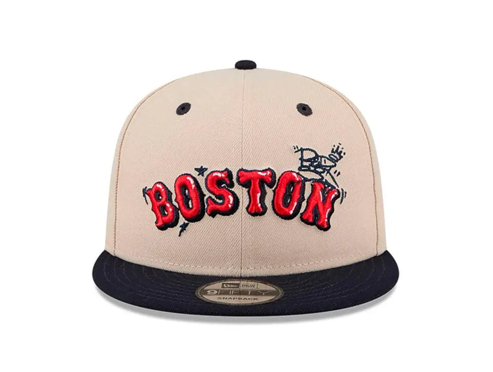 Jockey New Era Mlb 950 Boston Red Ox Unisex Beige - Image 3
