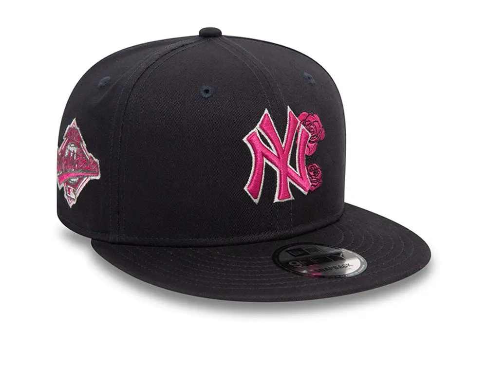 Jockey New era Mlb 950 New York Yankees Flower Unisex Azul - Rosado - Image 5