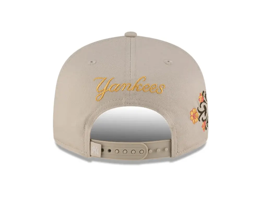 Jockey New Era Mlb 950 New York Yankees Unisex Floral Beige - Image 3