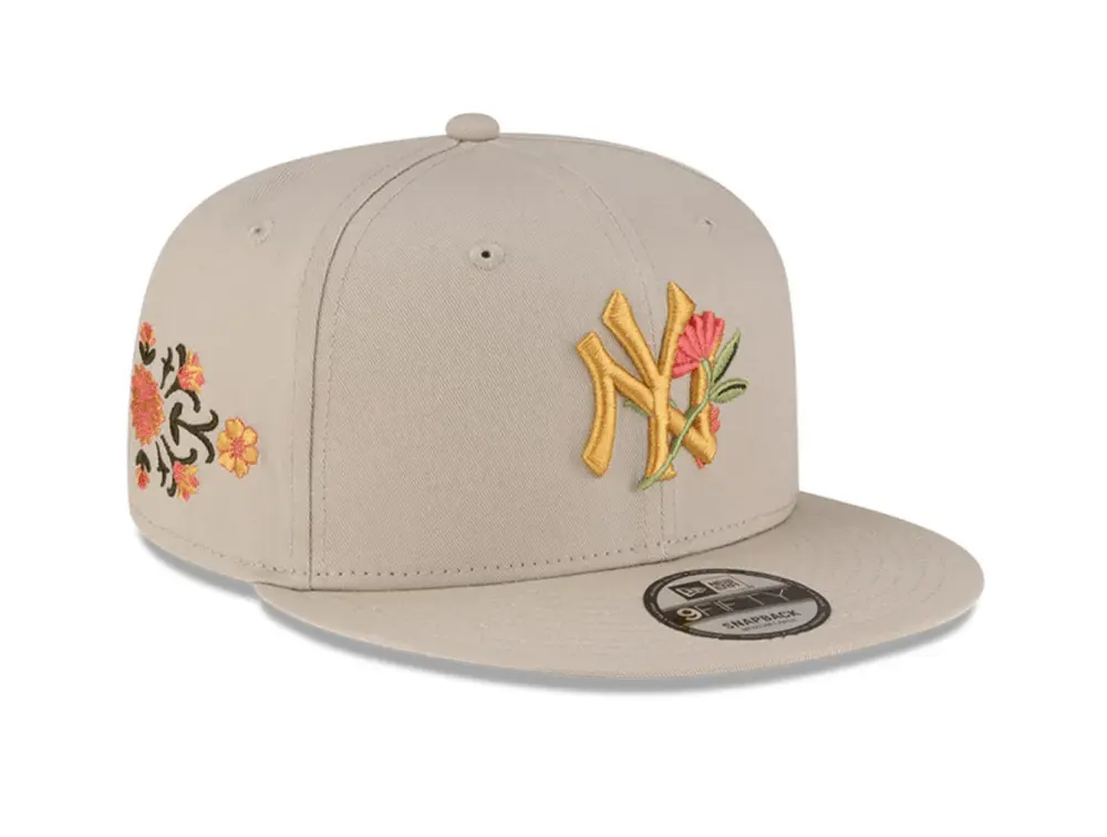 Jockey New Era Mlb 950 New York Yankees Unisex Floral Beige - Image 5