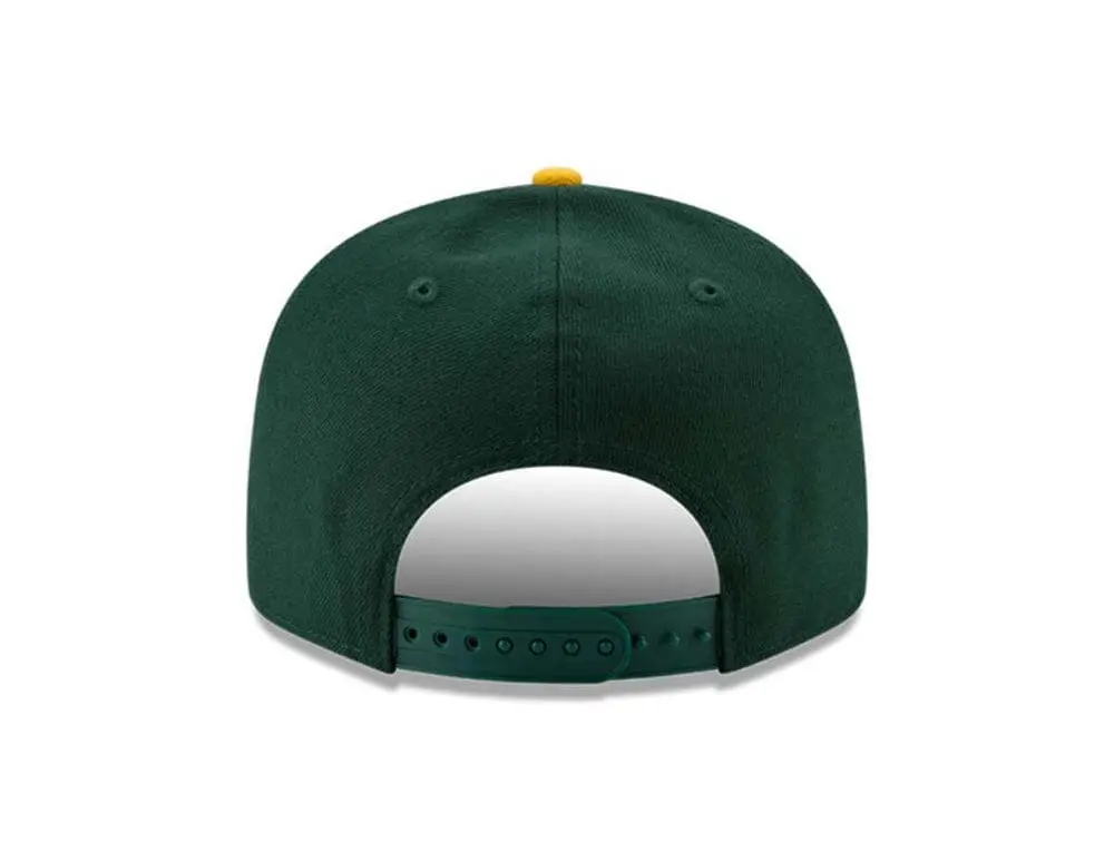 Jockey New Era Mlb 950 Oakland Athletics Unisex Verde-Amarillo - Image 3