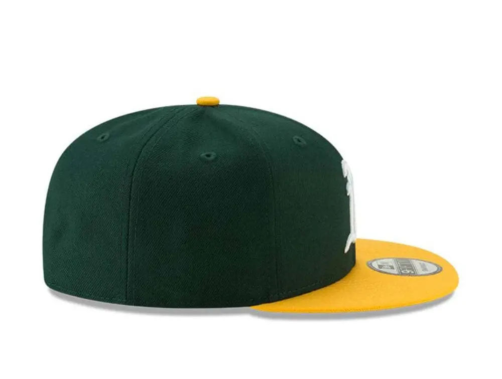 Jockey New Era Mlb 950 Oakland Athletics Unisex Verde-Amarillo - Image 5