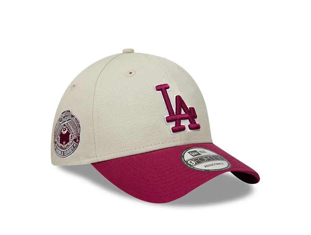 Jockey New Era Ws Patch 940 Los Angeles Dodgers Unisex Beige - Image 2