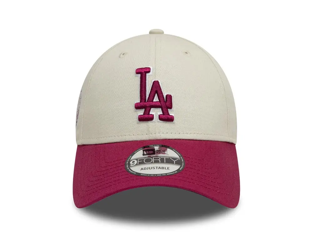 Jockey New Era Ws Patch 940 Los Angeles Dodgers Unisex Beige - Image 4