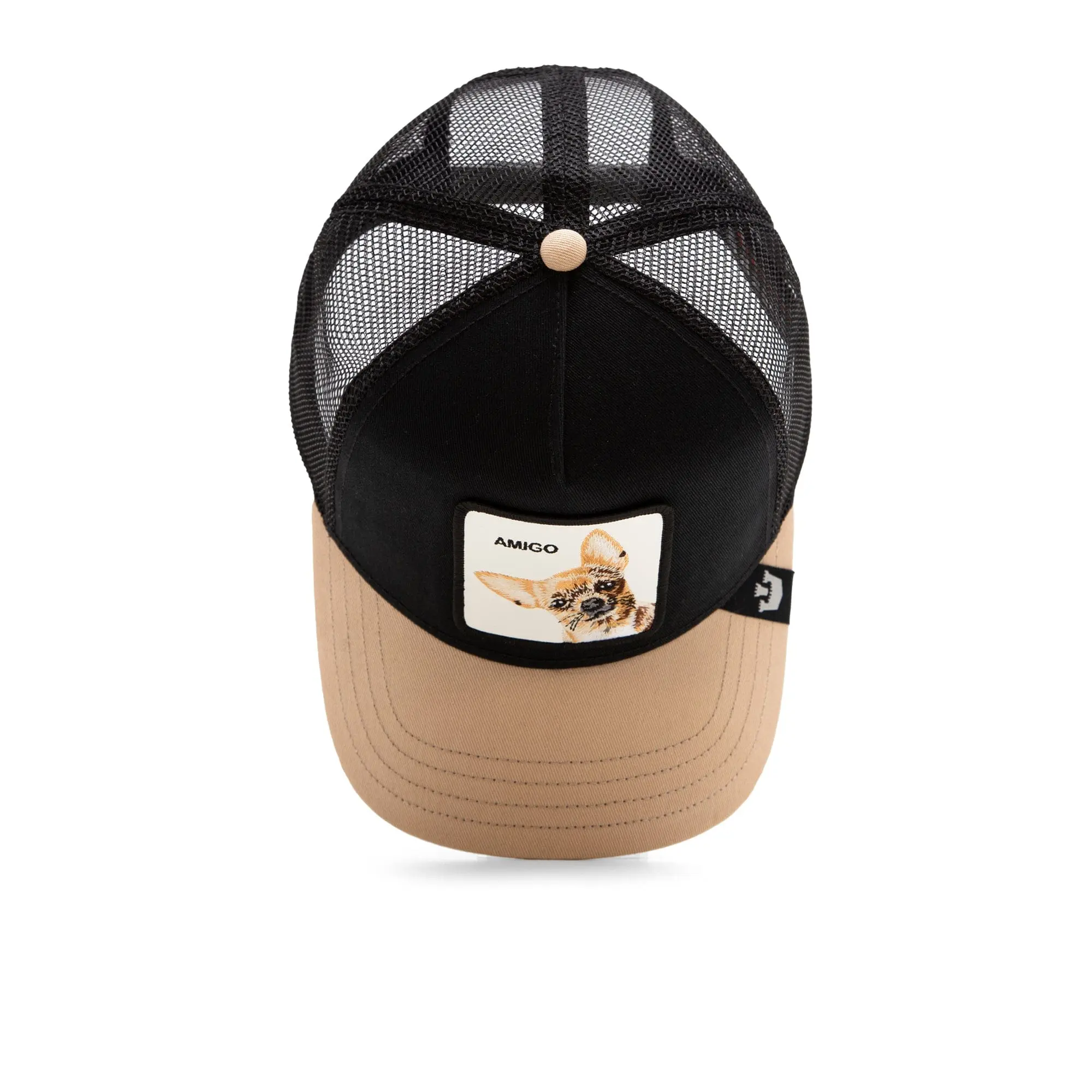 Jockey Trucker Goorin Bros The Amigo Unisex Negro Beige - Image 4