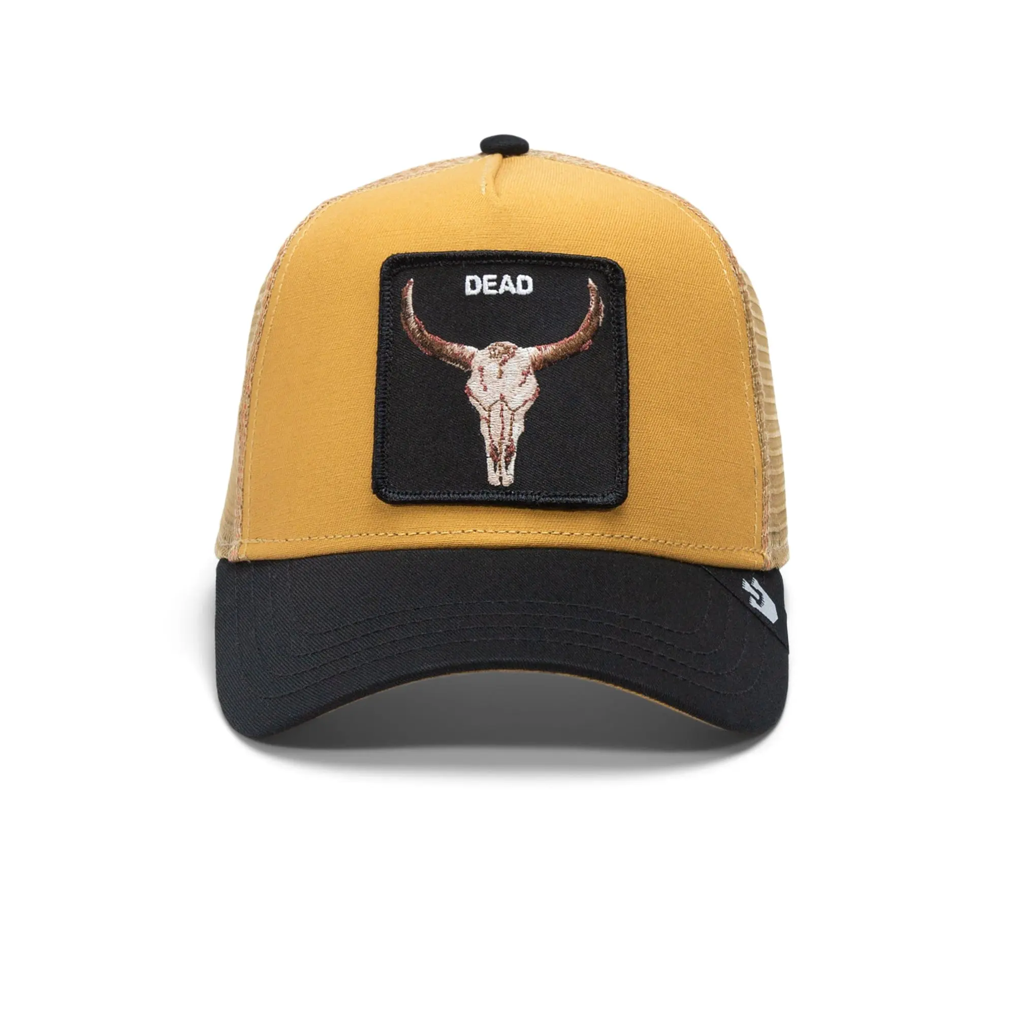 Jockey Trucker Goorin Bros The Dead Skull Unisex Amarillo - Image 2