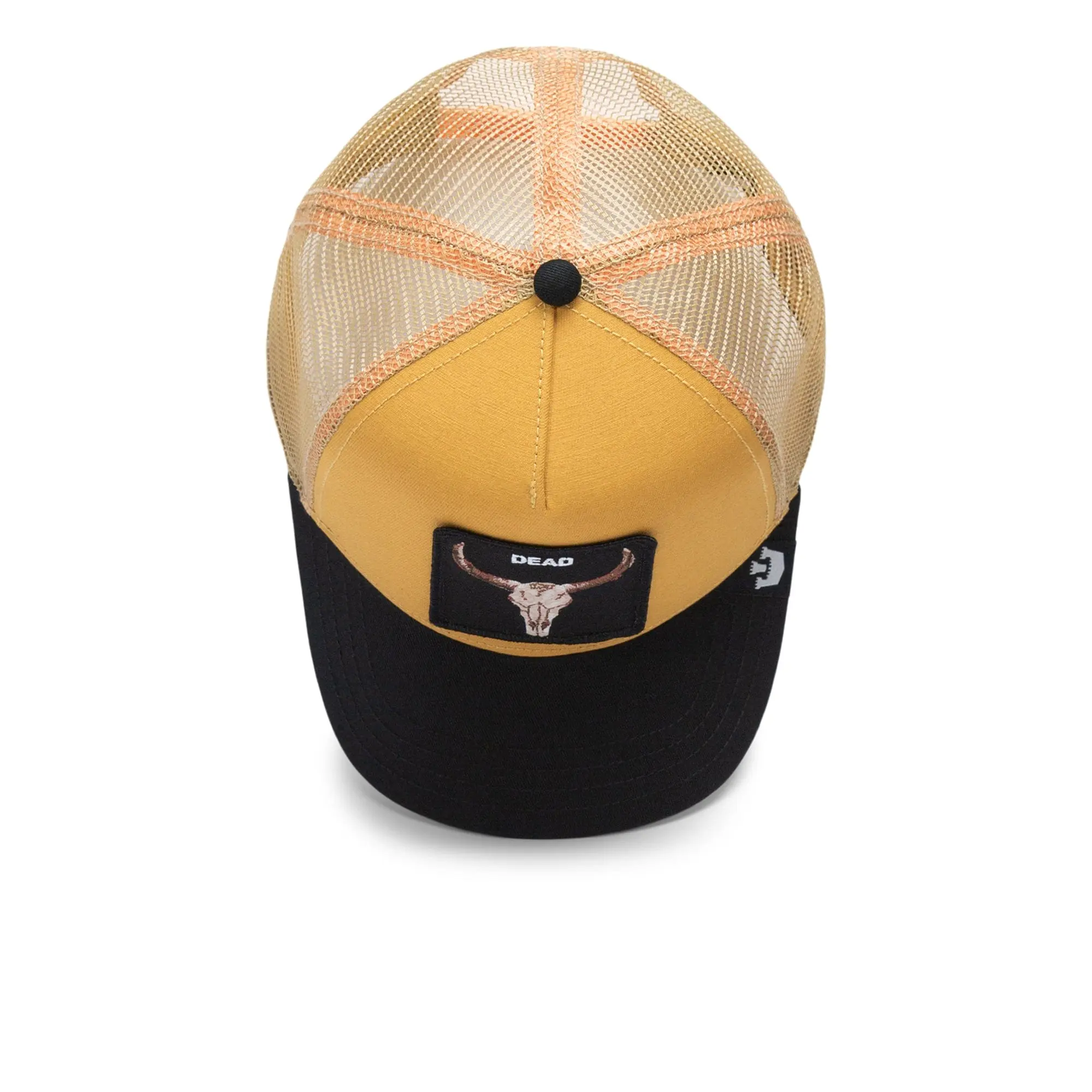 Jockey Trucker Goorin Bros The Dead Skull Unisex Amarillo - Image 3