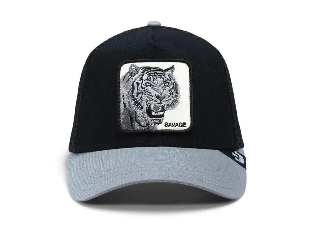 Jockey Trucker Goorin Bros The Savage Tiger Unisex Negro - Image 2