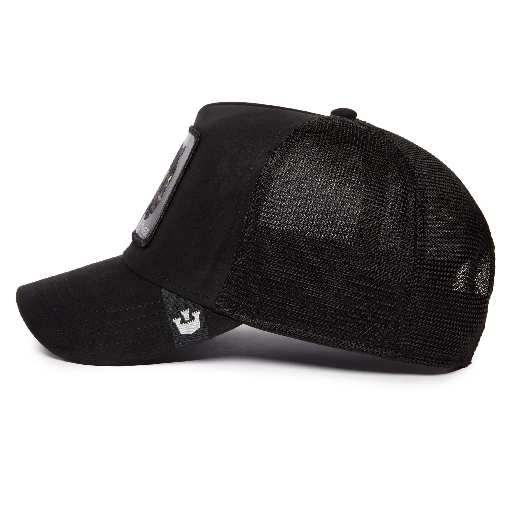 Jockey Trucker Goorin Bros The Suede Panther Unisex Negro - Image 3