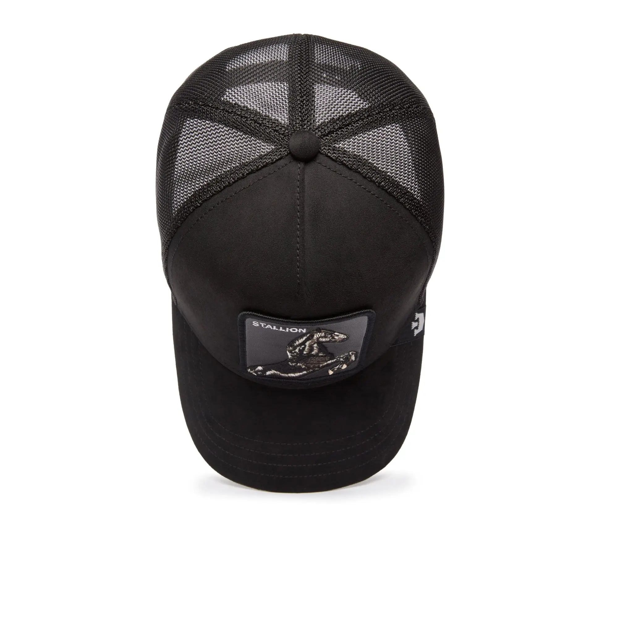 Jockey Trucker Goorin Bros The Suede Stallion Unisex Negro - Image 4