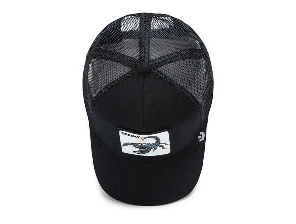 Jockey Trucker Goorin Bros Deadliest Scorpion Unisex Negro - Image 2