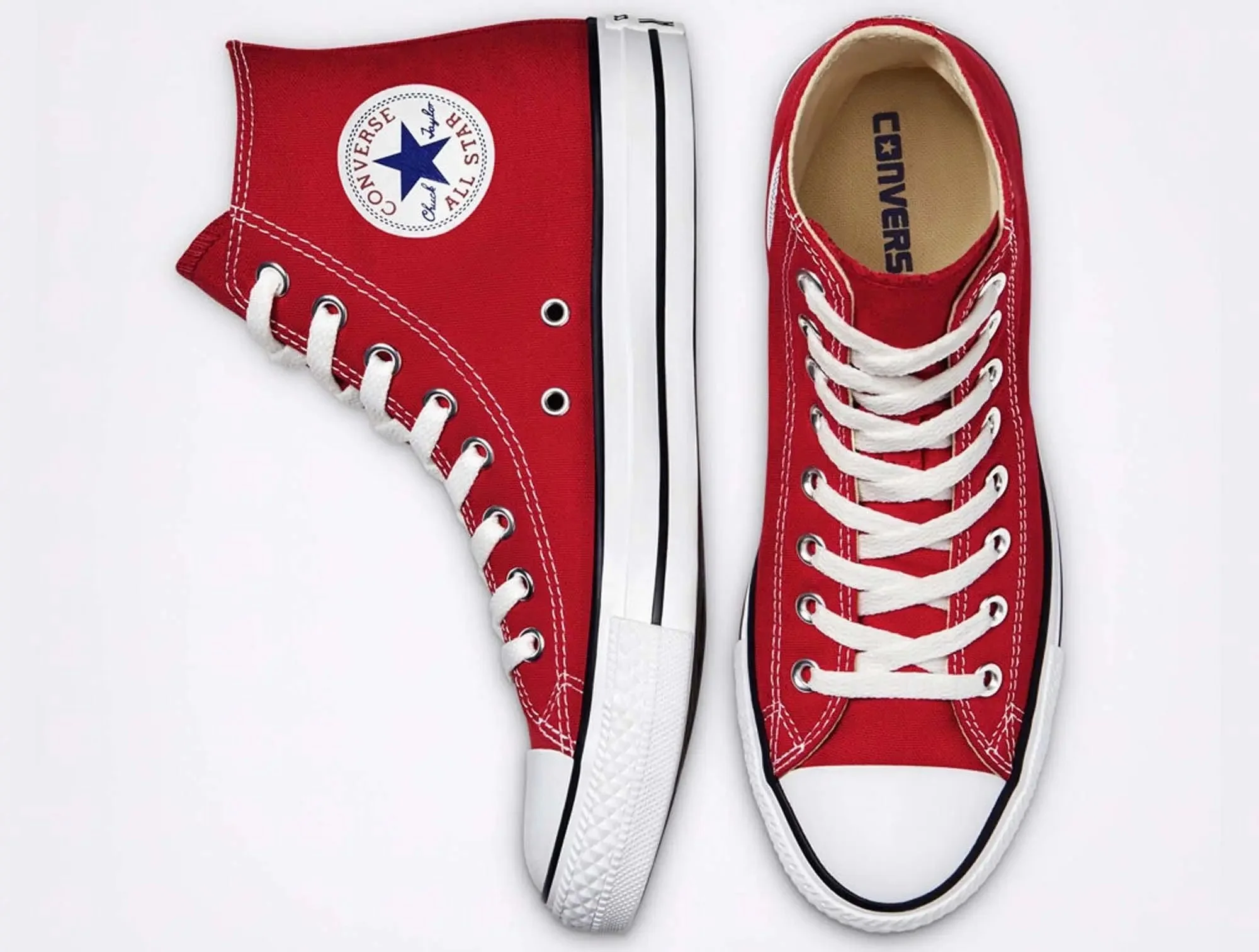 Zapatilla Converse Chuck Taylor Hi Mujer Rojo - Image 3