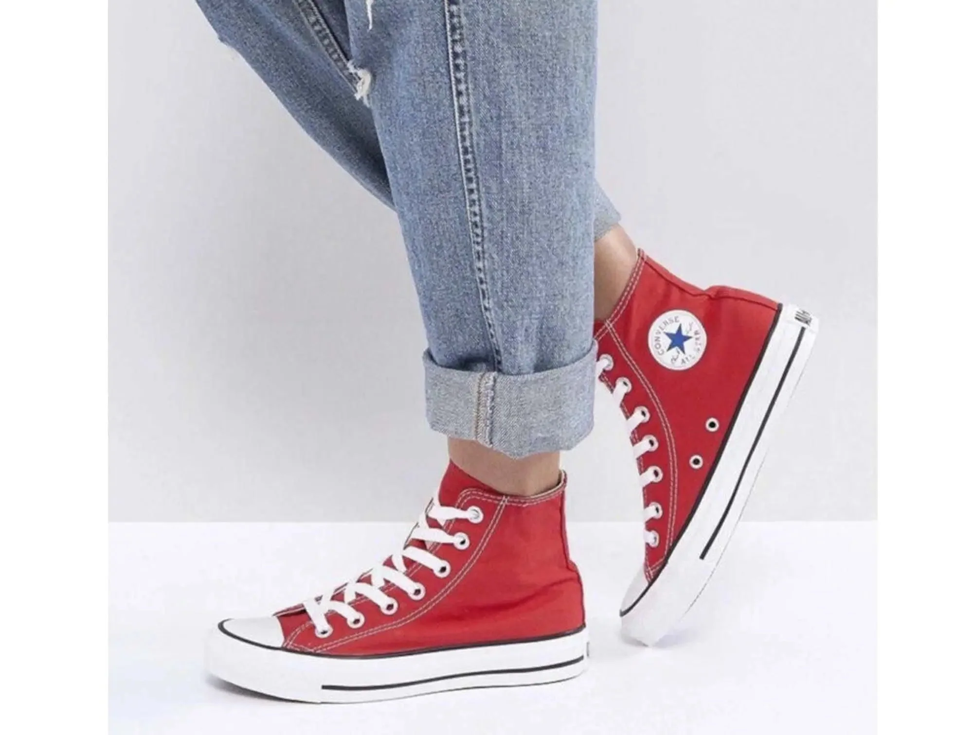 Zapatilla Converse Chuck Taylor Hi Mujer Rojo - Image 7