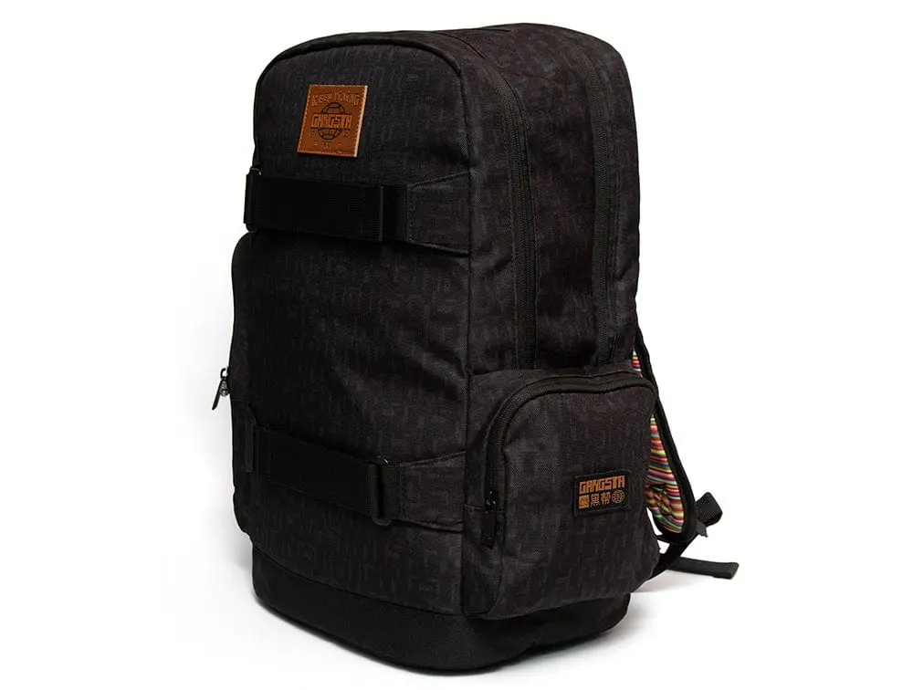Mochila Gangsta Skatepack Unisex Negro - Image 5