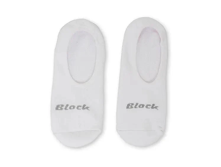 Calcetin Invisible Block No Show Unisex Blanco - Image 4