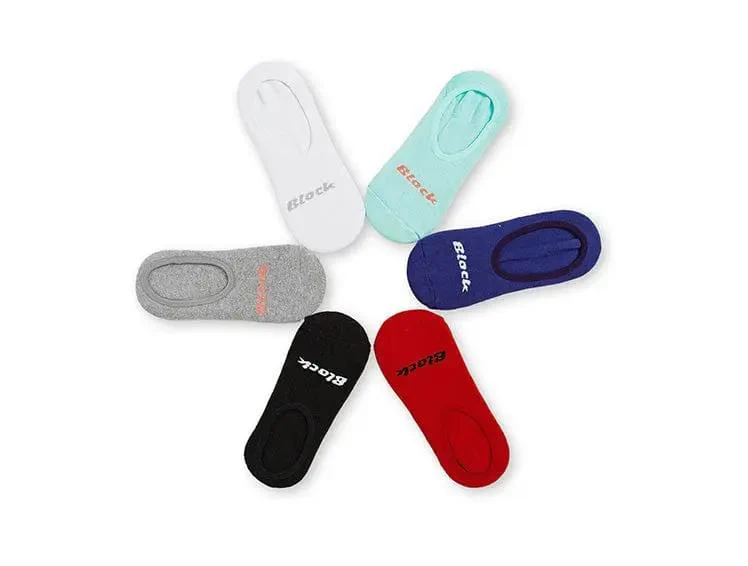 Calcetin Invisible Block No Show Unisex Gris Melange - Image 8