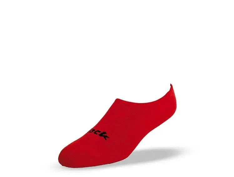 Calcetin Invisible Block No Show Unisex Rojo - Image 4