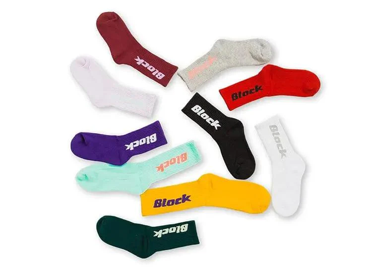 Calcetin Largo Block Unisex Aqua - Image 11