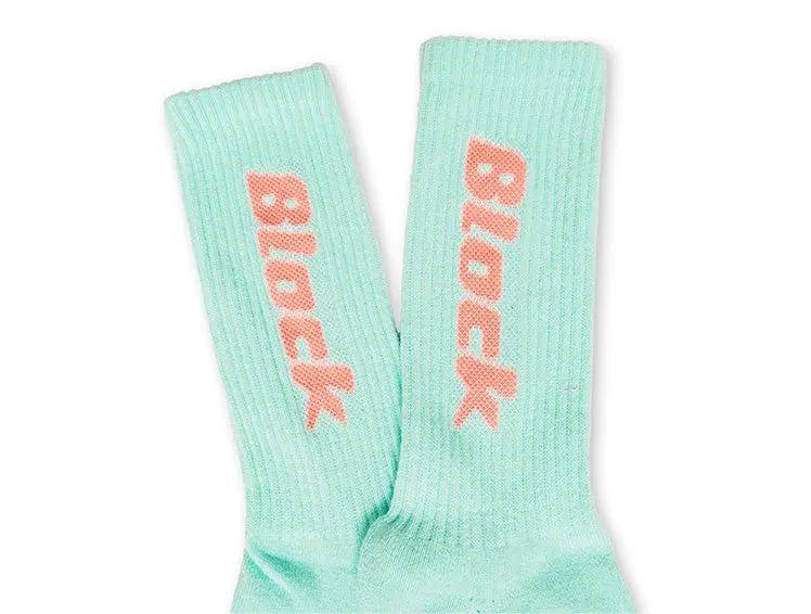 Calcetin Largo Block Unisex Aqua - Image 4