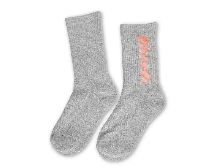 Calcetin Largo Block Unisex Gris Melange - Image 5