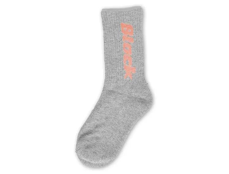 Calcetin Largo Block Unisex Gris Melange - Image 6
