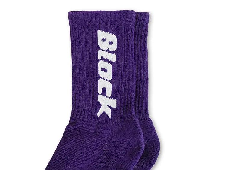 Calcetin Largo Block Unisex Morado - Image 6
