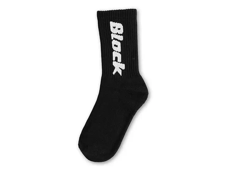 Calcetin Largo Block Unisex Negro - Image 7