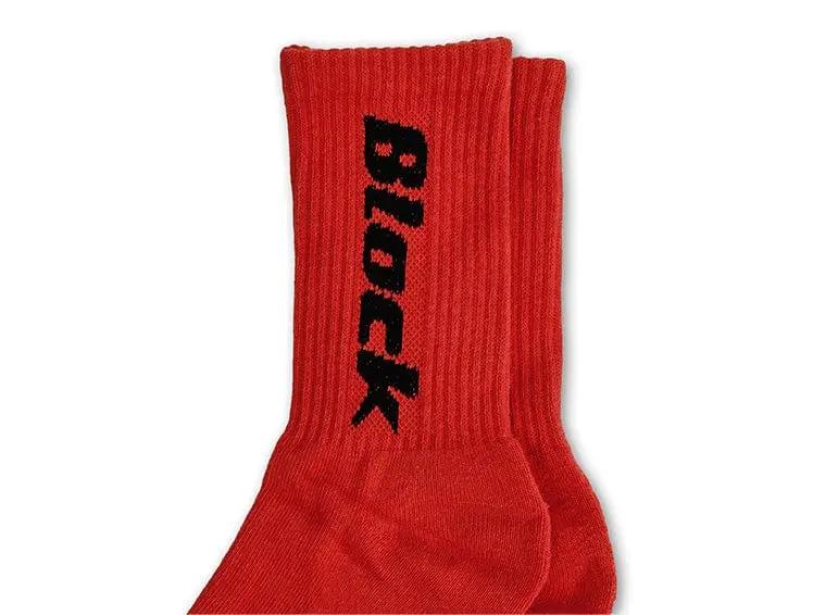 Calcetin Largo Block Unisex Rojo - Image 3