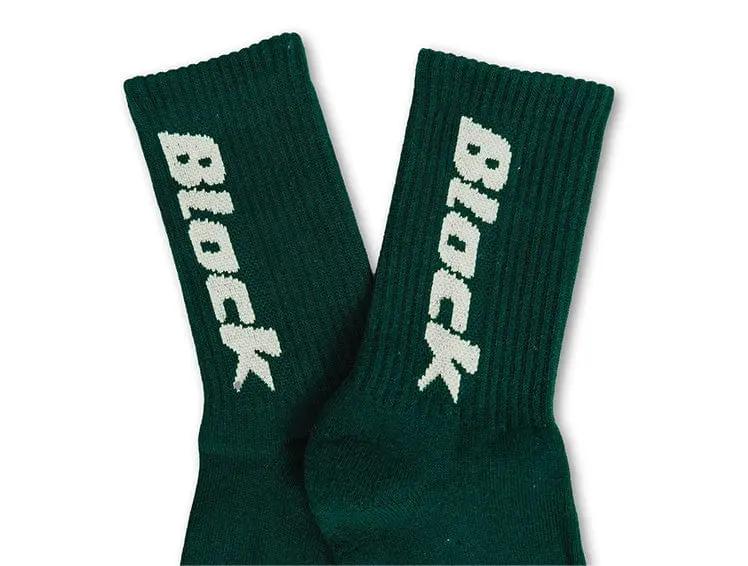 Calcetin Largo Block Unisex Verde - Image 6